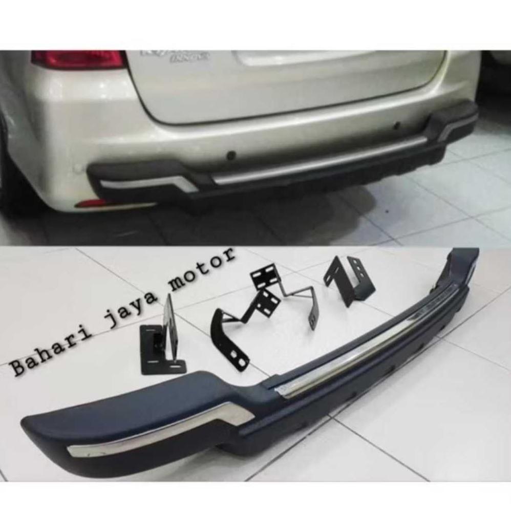 pengaman bumper belakang mobil innova 2008-2015 hitam