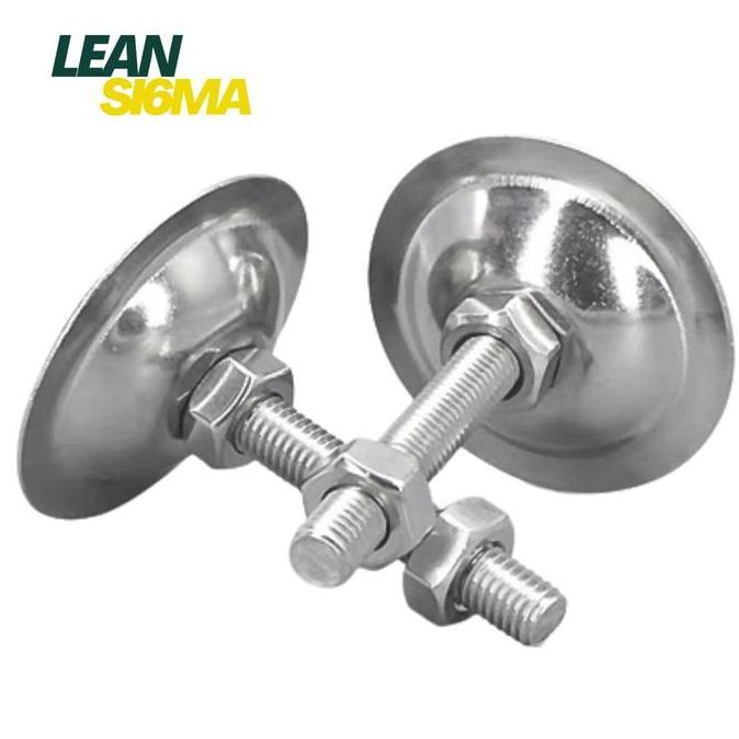Allo- Adjuster Foot 53Mm Kaki Meja Conveyor Stainless Steel