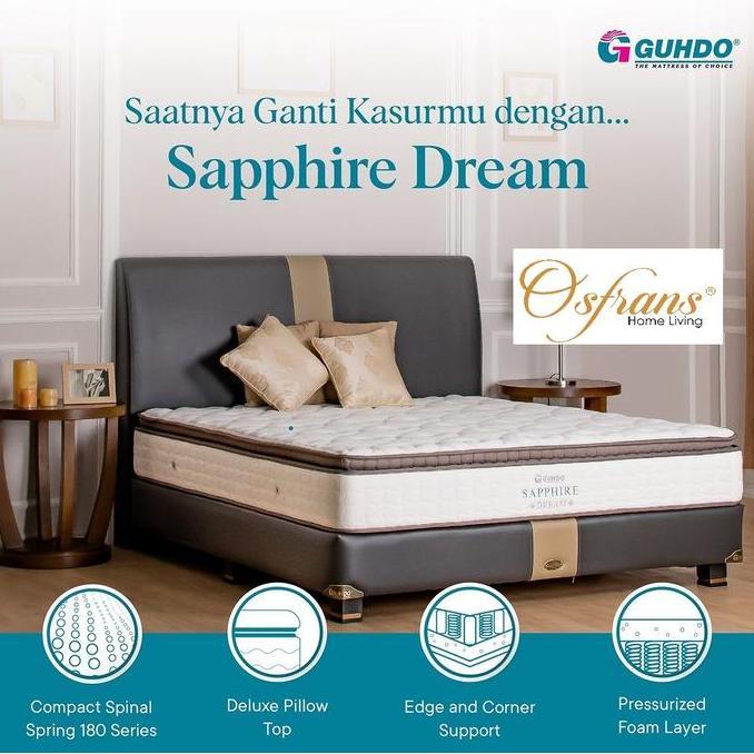 Allo- Guhdo Springbed Sapphire Dream - 180X200 - Hanya Kasur / Mattress