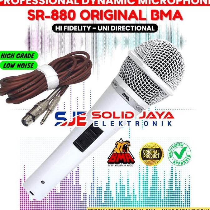 Newall-- Mic Microphone Bma Sr880 Profesional Dynamic Mik Sr-880 Sr 880 Karaoke Vokal Vocal Dinamik 