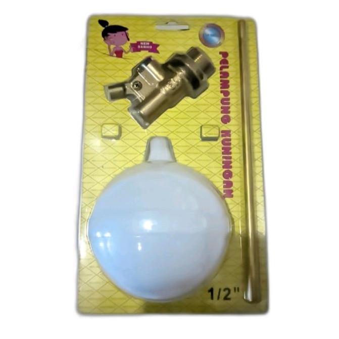 Pelampung Bola Kuningan Tandon Air 1/2 Inch / Pelampung Otomatis Kualitas Terbaik Harga Termurah