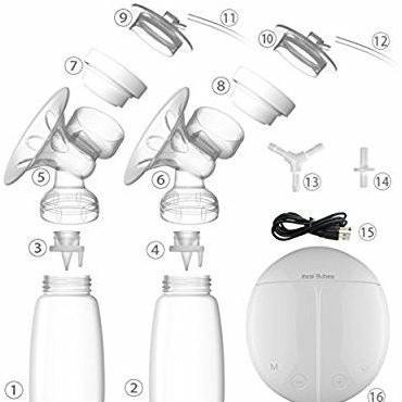 Pompa asi bayi elektrik real bubee double pump/pumping asi bayi ganda