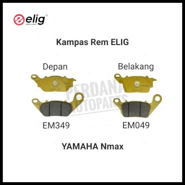 TERLARIS PAKET KAMPAS REM NMAX / NEW NMAX 2020 DEPAN BELAKANG JAMIN ASLI ELIG