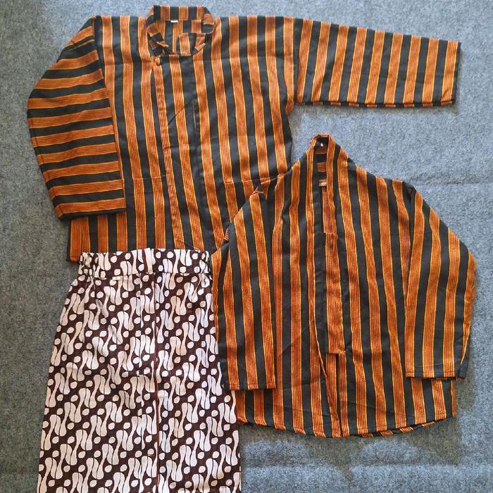 Anak Setelan Kebaya Dan Anak Pria Sorjan (Bawahan Rok Wiru)