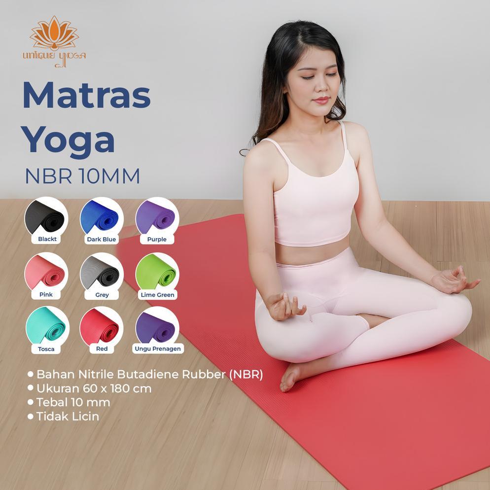 Yoga Mat NBR / Matras Yoga NBR Tebal 10mm / matras yoga murah jakarta / NBR Yoga Mat / Matras Yoga T