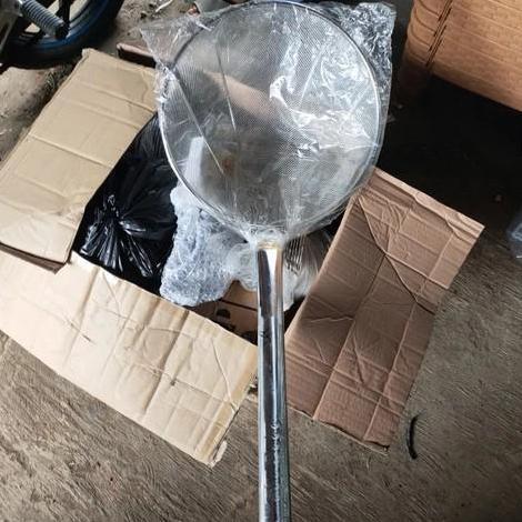 saringan minyak stainless/saringan jumbo/serokan besar 26