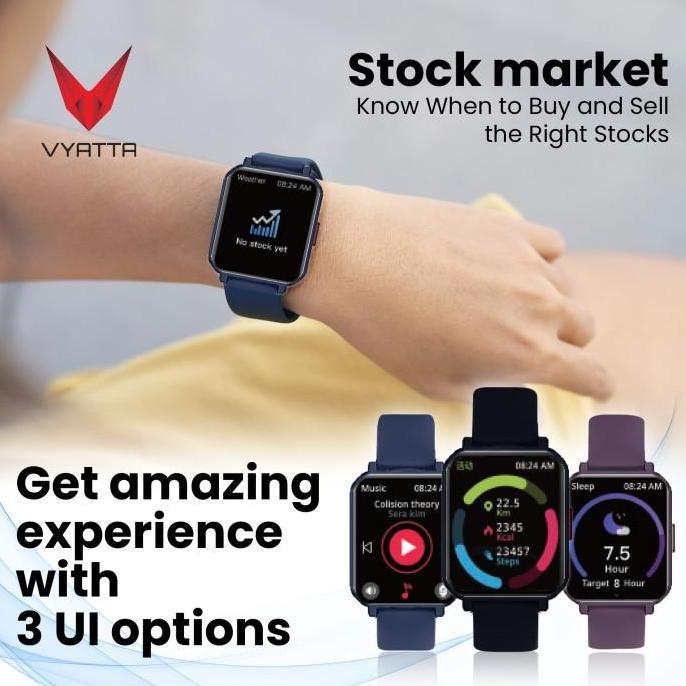 Thebest- VYATTA FITME PRO X GEN 2 SMARTWATCH LARGE SCREEN 1.69" 24 SPORT MODE