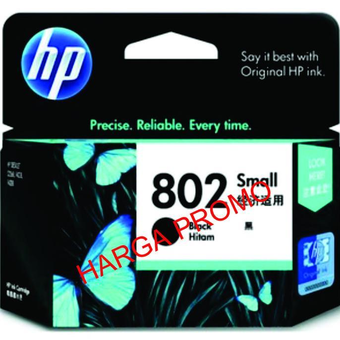 TERBARU - Tinta HP 802 Black ink cartridge