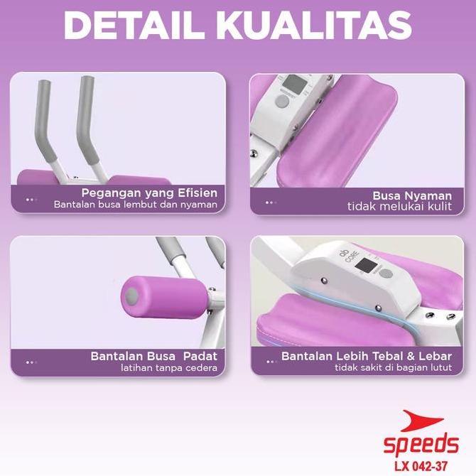 Santimak_Seller - Speeds Ab Coaster Alat Olahraga Fitness Rumah Ab Roller Abdominal 042-37