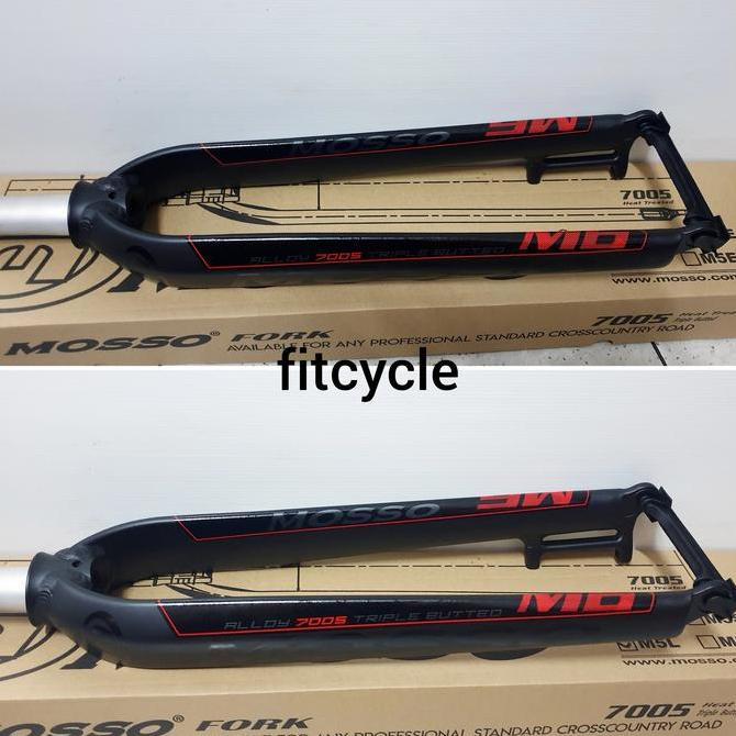 FORK MOSSO M6 RIGID 26 27.5 29 OVERSIZE DISC BRAKE ORIGINAL DAN TERPERCAYA