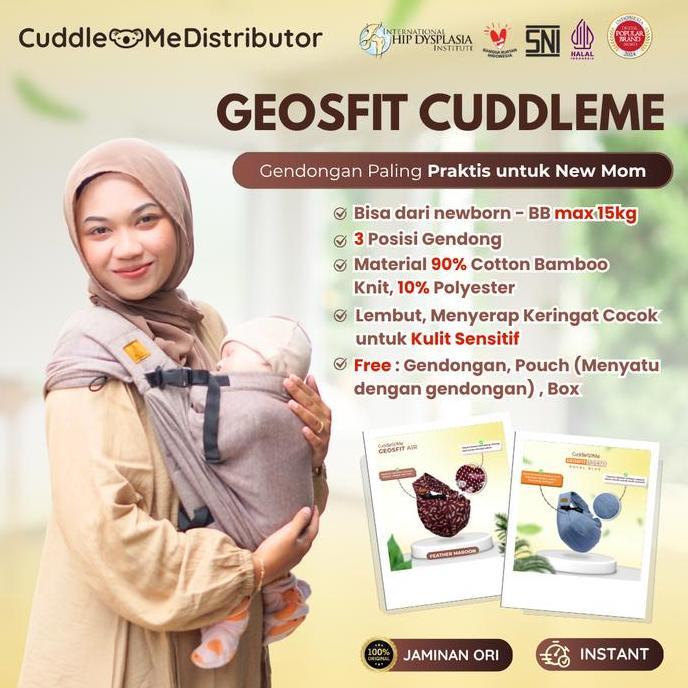 CuddleMe Gendongan Bayi Black Series Ultimo Levana Lite Carrier Geosfit Air SSC MShape Hipseat Hadap