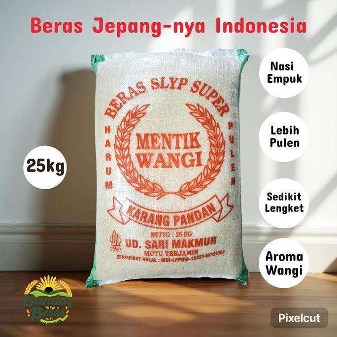 Beras Mentik Wangi 25kg - Beras Jepangnya Indonesia