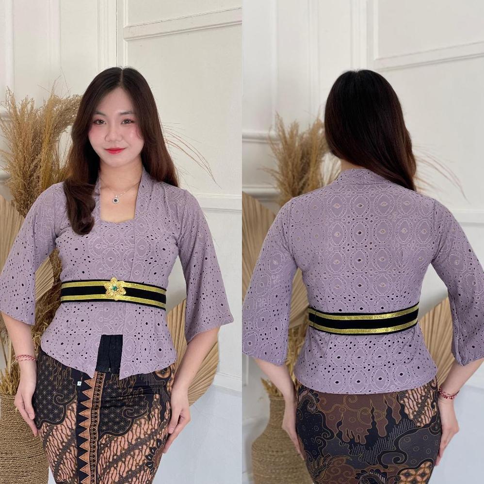 BEST SALE KEBAYA SAJA/KebayaWulan/KebayaBaliModern/Kebaya Lengan Lonceng/atasan kebaya polos/remaja 