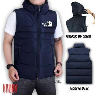 (BEST SELLER) Jaket Rompi vest parasut TNF rompi outdor tahan angin mmxvi
