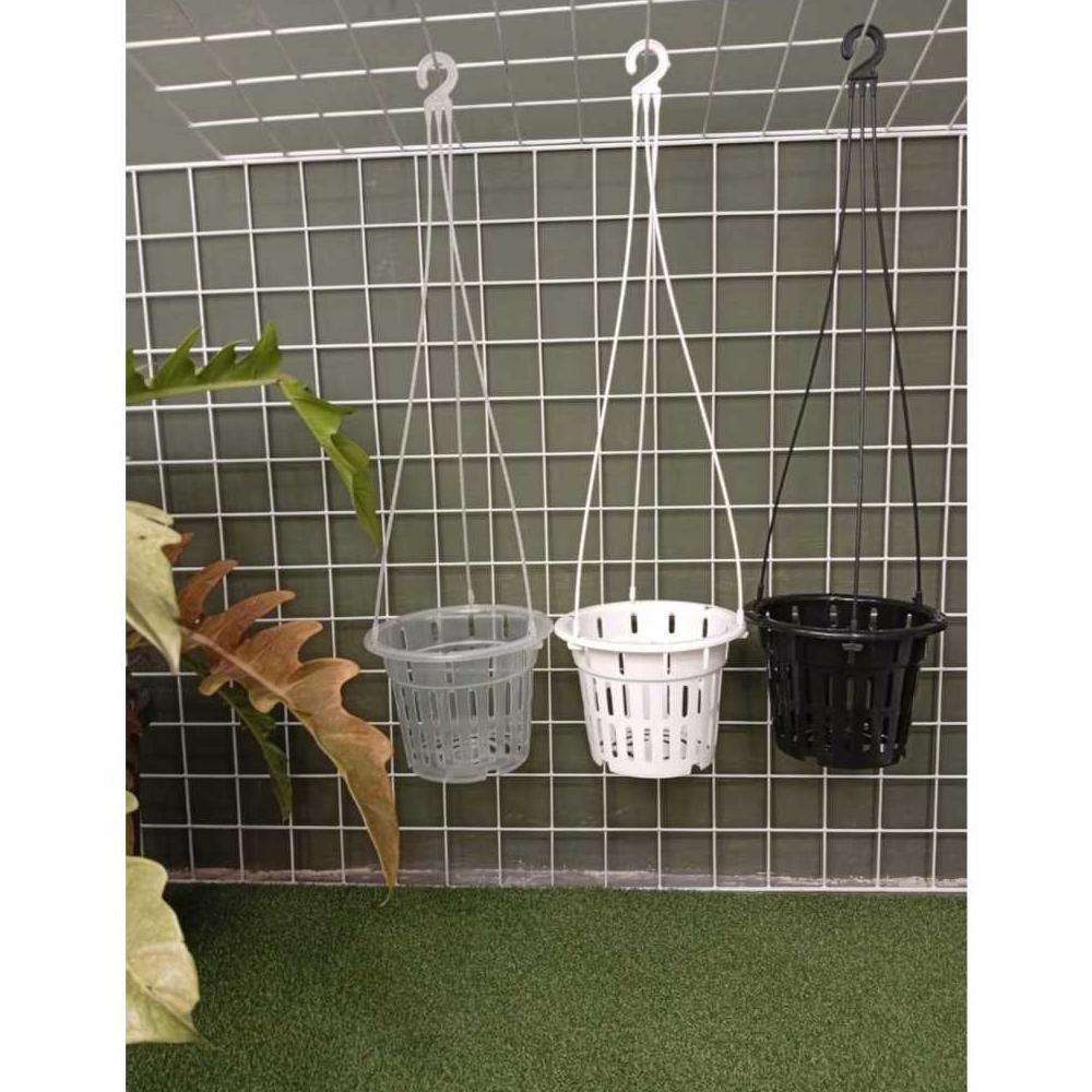 Promo Cod Ya Kak Pot Bunga Gantung Nkt Net Pot Jumbo 17 / Pot Anggrek Nkt - Putih >>