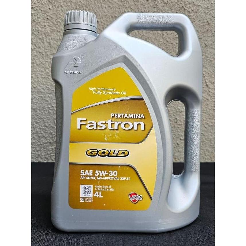 Oli Pertamina Fastron Gold 5W-30 4 Liter/1 Galon