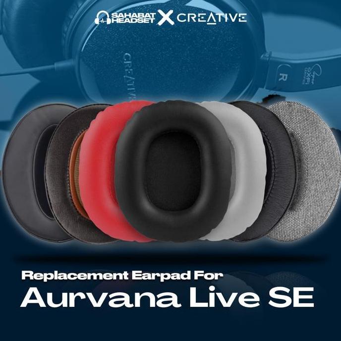 DR324 - Earpad Earcup Ear Cushion Creative Aurvana Live SE Busa Foam Bantalan