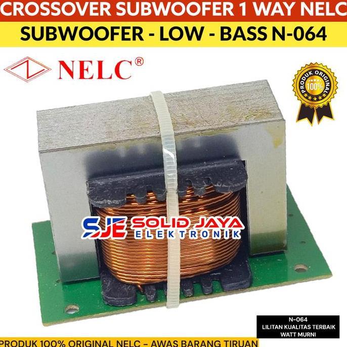 DB224 >> CROSSOVER SUBWOOFER CROSSOVER PASIF SUB 1 WAY LOW BASS NELC N-196
