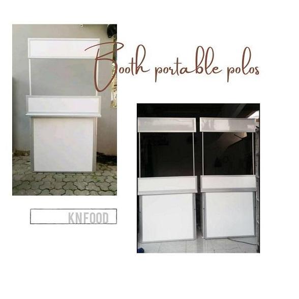 Terlaris Booth Portable Size Besar/Booth Knock Down Free Penghalang Depan
