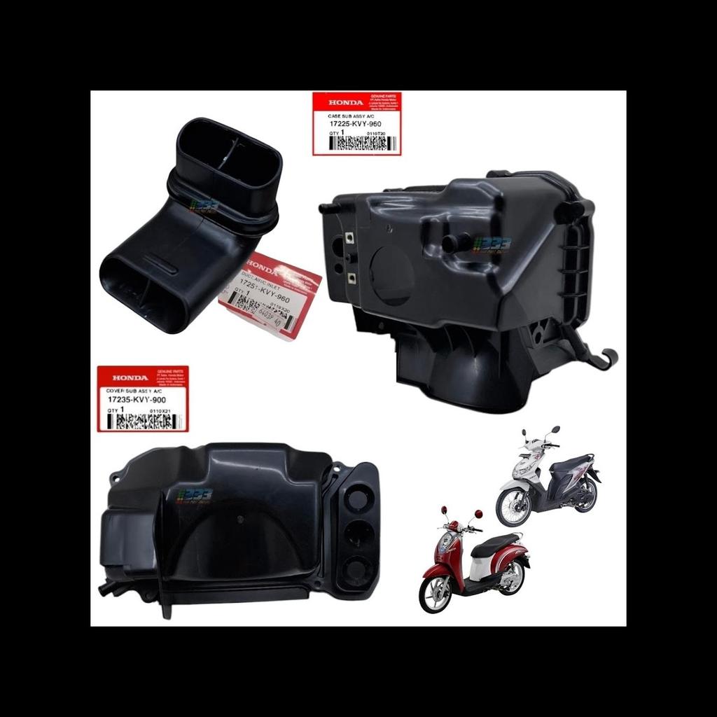 cover tutup box filter udara beat karbu duct air cleaner inlet beat lama scoopy karbu karburator kvy