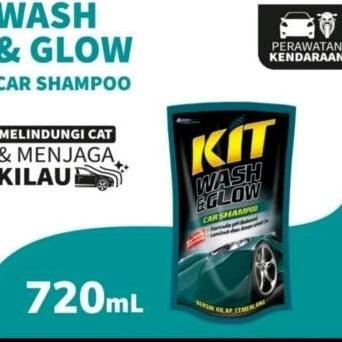 Murah  Kit Wash & Glow 720Ml/Kit Wash And Glow Car Shampo/Sampo Mobil 720Ml