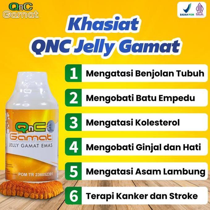 QnC Jelly Gamat Original - Jely Gamat - Jeli Gamat- Jelly Gamat Emas