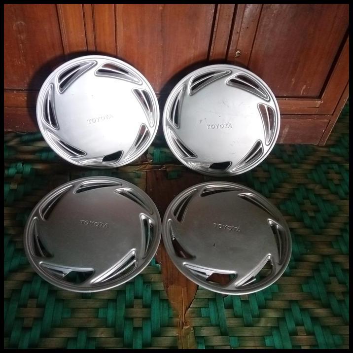 TERBARU DOP VELG WHEEL DOP TOYOTA KIJANG SUPER RING 13 ORIGINAL 4 BIJI 