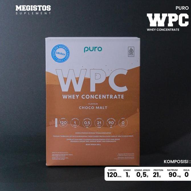 PURO WPRO WPC Whey Protein Concentrate 300g