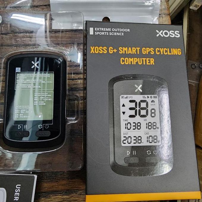 Murah XOSS G+ Smart GPS Cycling Computer Speedometer Sepeda Xoss G+ GPS C-Comp Digital Wireless Blue