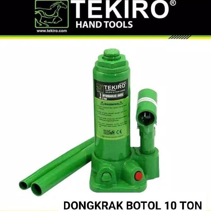 Dongkrak Botol TEKIRO 10 Ton / Dongkrak Mobil 10 Ton TEKIRO Terlaris