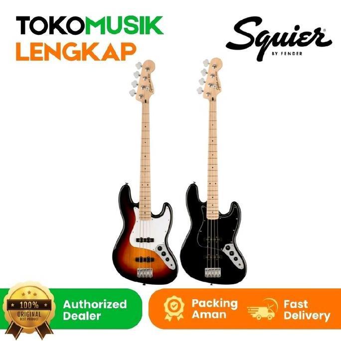Murah Gitar Squier Affinity Series Jazz Bass Maple FB Guitar Electric Bass Squier Affinity Non COD