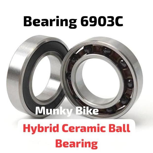 Bearing Laker 6903 6903C 2Rs Hub Freehub Sepeda Bike Hybrid Ceramic 17X30X7 Mm