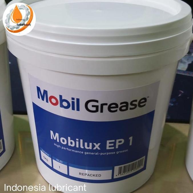 Mobilux EP 1 ( Multipurpose Grease NLGI 1 ) Pail 5kg Terlaris