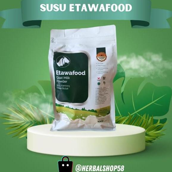 Mosquebarbara - Etawafood - Goat Milk Powder Low Sugar - Susu Kambing Etawa Bubuk 1000 Gram Original