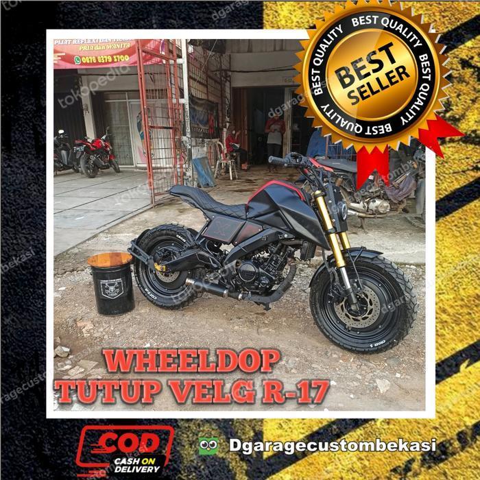 Wheeldop Motor Custom Tutup Velg Ring 17 R-17 Original Dan Terpercaya
