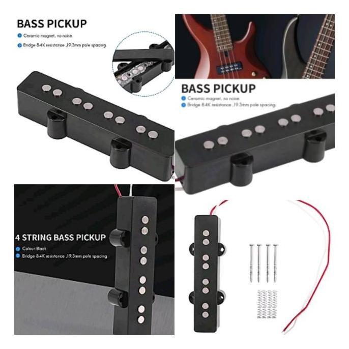 Murah Pickup Jazz Bass Elektrik 4 String Senar JB Bass Fender Squier Pickup Non COD