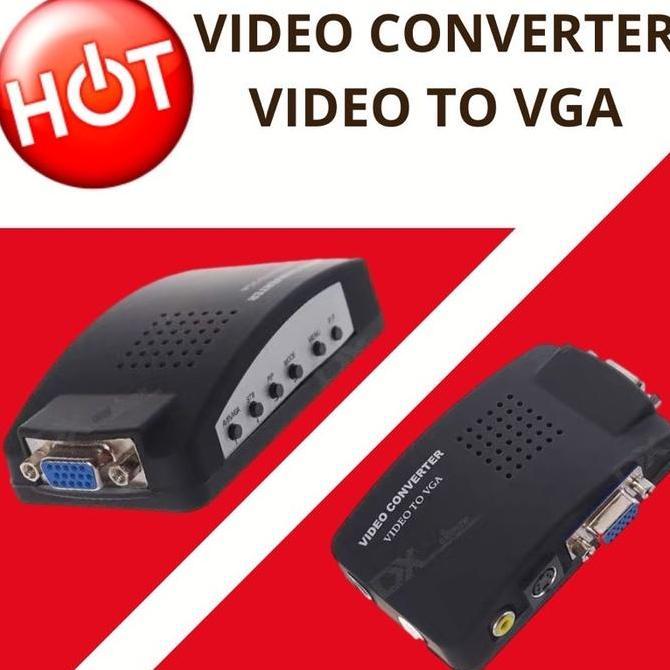 Trikikal- Converter Video To Vga / Rca To Vga / Av To Vga Konverter Av To Vga