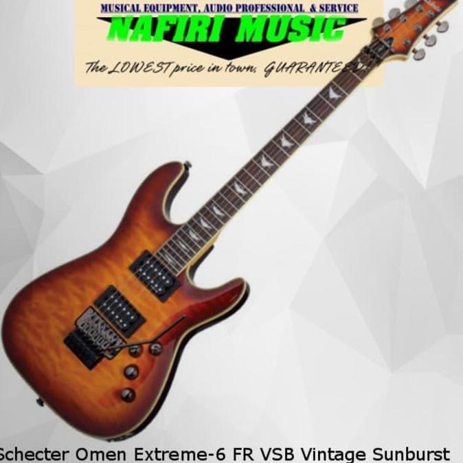 Murah Schecter Omen Extreme-6 FR VSB Vintage Sunburst Non COD
