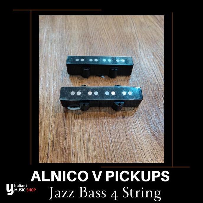 Murah Pickup Squier fender Jazz Bass Alnico V Set neck Bridge Bass 4 String Non COD
