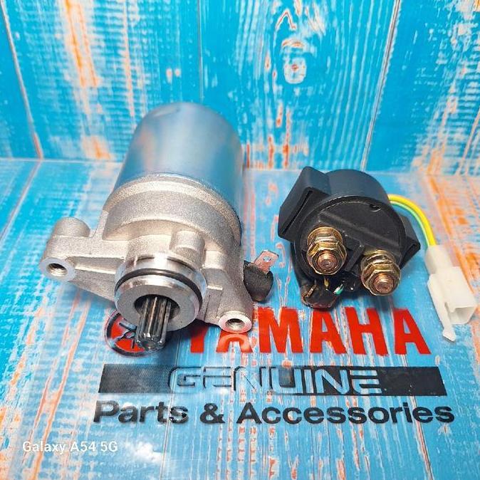 Paketan Dinamo Stater Plus Bendik Stater Motor Yamaha Fizr Sigma Alfa Motorcycle Kendaraan