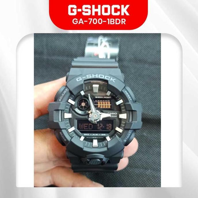 Wgwg- Casio G-Shock Ga-700-1Bdr / Ga 700 1Bdr / Ga700 Original