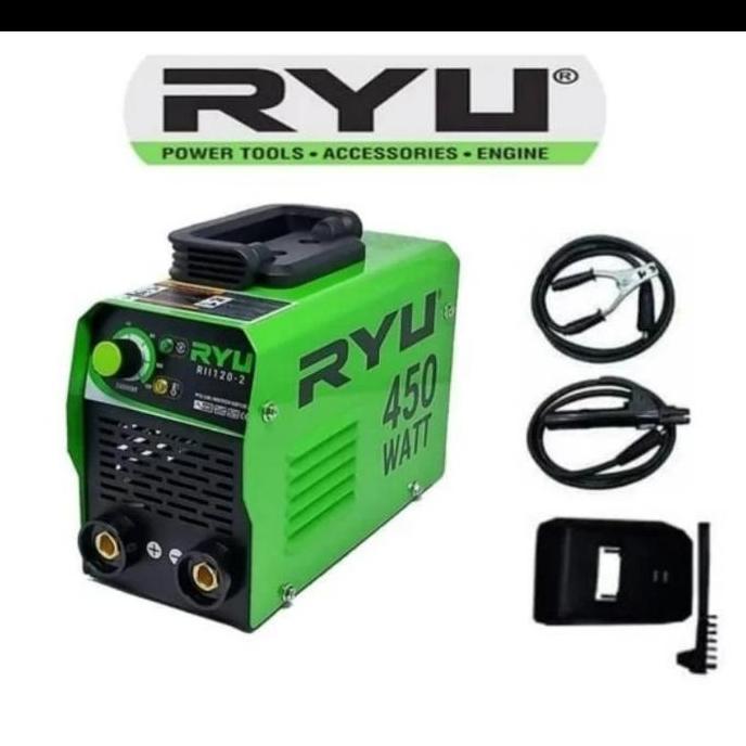 MESIN TRAFO LAS LISTRIK RYU 120 A 450 W TRAFO LAS 450 WATT ORIGINAL DAN TERPERCAYA