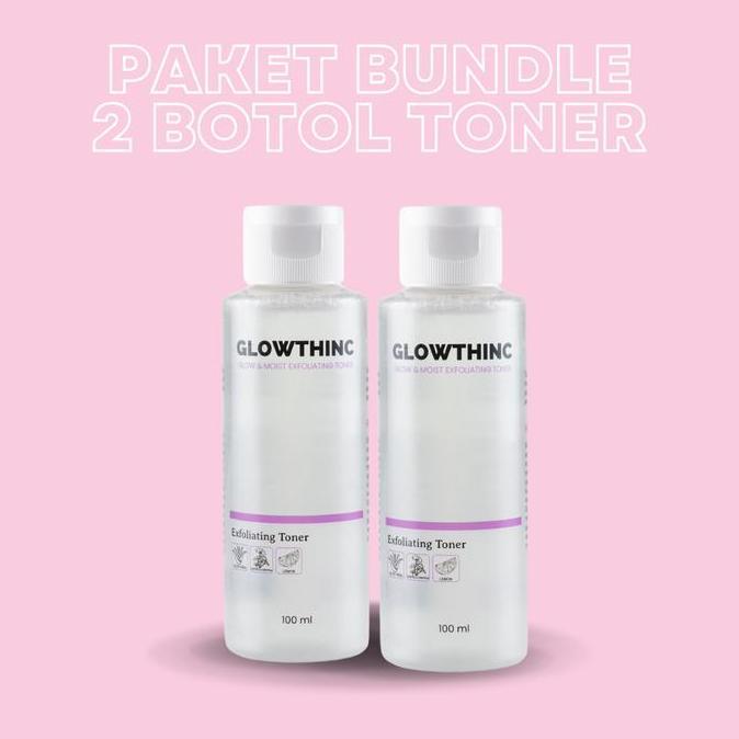 Shiner- Glowthinc Glow & Moist Exfoliating Toner Untuk Flek Hitam Membandel