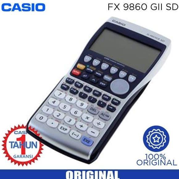 KALKULATOR CASIO FX 9860 GII SD (TERBAIK) (TERBARU) (TERMURAH)