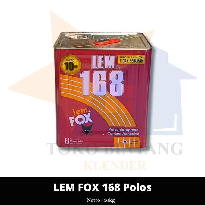 Qnqx- Fox Lem Kayu 168 Polos / Fox Lem 168 Polos Blek 10Kg
