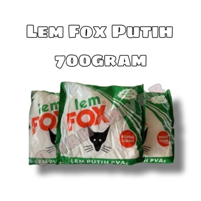 1PCS Lem Putih Fox dan Rajawali 700 GRAM & 800 GRAM