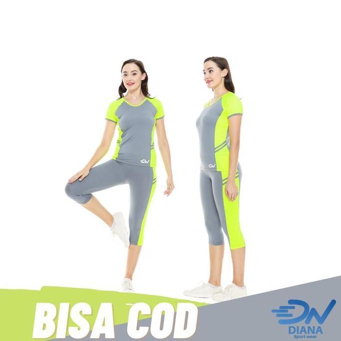 Lansungkirim- Baju Senam Wanita | Pakaian Senam Wanita Jumbo | Baju Aerobik Wanita Bigsize | Setelan