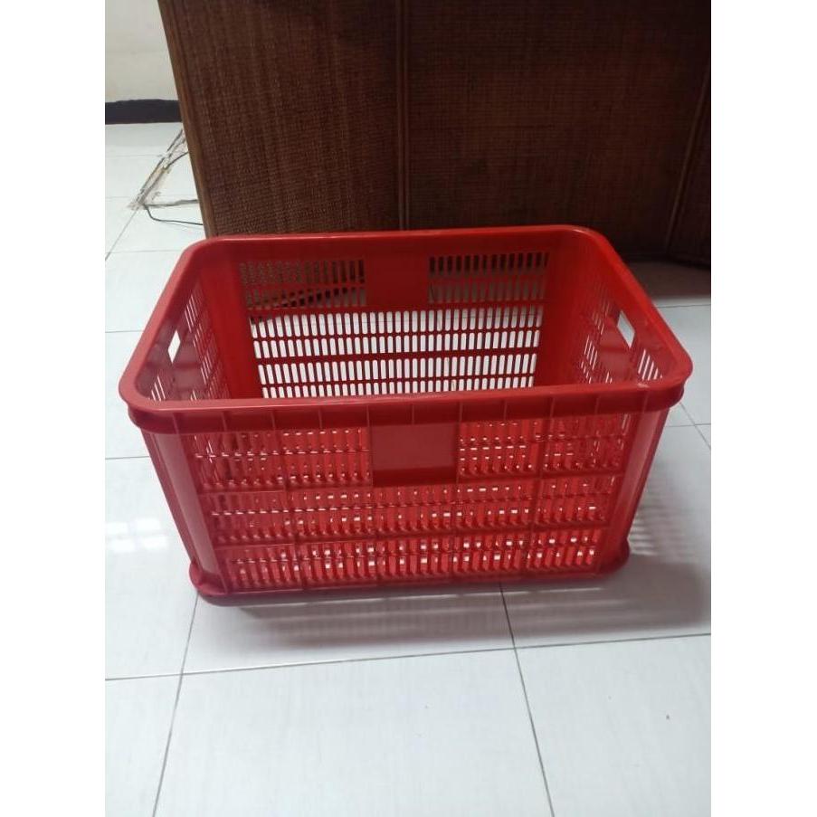(Allthebest) KRAT INDUSTRI 80L / KERANJANG KRAT BUAH PLASTIK 80L