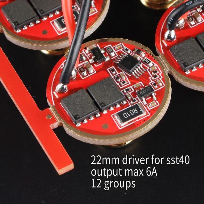 Driver Convoy 6A, 12 Group, 22mm Untuk LED SST40 dll
