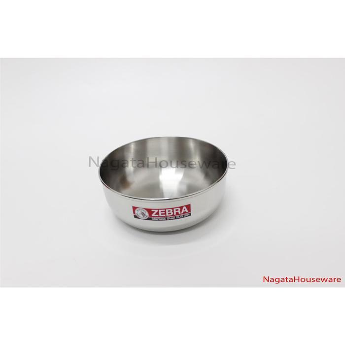 Mangkok Stainless / Mangkok Zebra / Mangkuk Air Stenlis Water Bowl Zebra 111012